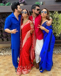 Kundali Bhagya's Dheeraj Dhoopar Shares Pics Of Newly Married Shiny Doshi & Lavesh Khairajani