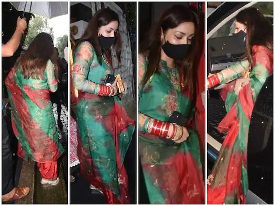 সদ্য বিয়ে করেছেন। নববধূর সাজেই ঘুরছেন অভিনেত্রী ইয়ামি গৌতম। সম্প্রতি মুম্বইয়ে তাঁকে শাড়ি-গয়না পরে দেখা গেল। ছবি সৌজন্যে মানব মঙ্গলানী