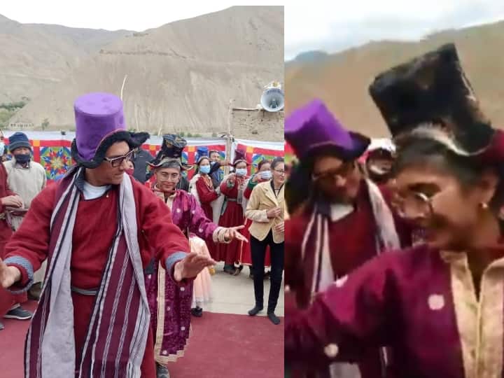 Laal Singh Chaddha Shooting: तलाक के बाद लद्दाख में एक साथ डांस करते दिखे आमिर और किरण राव, देखें वीडियो