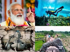 PM Modi Inaugurates Stunning Aquatic & Robotic Galleries Along With Nature Park In Ahmedabad | SEE PICS