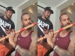 टैलेंट का खजाना हैं Shikhar Dhawan और Prithvi Shaw, एक ने बजाई बांसुरी तो दूसरे ने गाया राजेश खन्ना का सुपरहिट गाना, देखें वीडियो