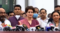 Priyanka Gandhi ने धरने के बाद की प्रेस कांफ्रेंस, बताई मौन की वजह | ABP Ganga