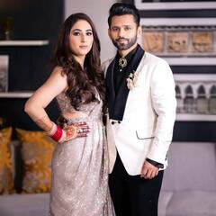 Rahul Vaidya-Disha Parmar Wedding Reception PICS: Aly Goni, Jasmin Bhasin & Other TV Celebs Attend Bash