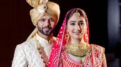 Rahul Disha Wedding Photos: ਰਾਹੁਲ ਵੈਦਿਆ ਨੇ ਦੁਲਹਨੀਆ ਦਿਸ਼ਾ ਨੂੰ ਵੇਖਦਿਆਂ ਹੀ ਪਾਈ ਜੱਫੀ, ਵੇਖੋ ਵਿਆਹ ਦੀਆਂ ਖੂਬਸੂਰਤ ਤਸਵੀਰਾਂ