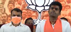 BJP Press Meet Controversy: கொங்குநாடு பதிவு: ‛தவறாக வந்ததாக கூறிய முருகன்... தப்பே இல்லேன்னு சொன்ன கணேசன்’