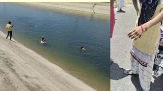 Tharad : પતિએ પત્ની સામે જ કેનાલમાં કૂદીને કરી લીધો આપઘાત, પત્નીએ કહ્યું, 'મેં પકડ્યા પણ...'