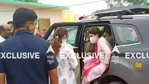 यूपी पंचायत चुनाव में जिस महिला से हुई थी बदसलूकी, उनसे Priyanka Gandhi ने की मुलाकात