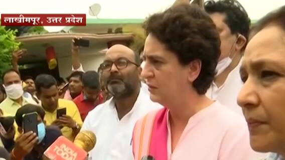 Priyanka Gandhi : प्रियांका गांधी यूपीतील लाखीमपूर पीडित तरुणीच्या भेटीला
