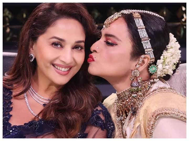 bollywood actress rekha dance on dance deewane 3 set get everyone shocked Madhuri Dixit के सामने Dance Deewane 3 के मंच पर Rekha ने किया ऐसा डांस, हर कोई रह गया हैरान