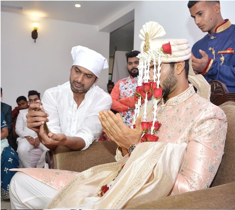 Team india all-rounder shivam dube gets married with girl friend anjum khan see inside pics ટીમ ઈન્ડિયાના ઓલરાઉન્ડર Shivam Dube એ ગર્લફ્રેન્ડ સાથે કર્યા નિકાહ, જુઓ ઈનસાઈડ તસવીરો