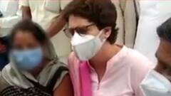 Priyanka Gandhi से मिलने को कार्यकर्ताओं की उमड़ी भीड़, कोरोना प्रोटोकॉल को किया दरकिनार