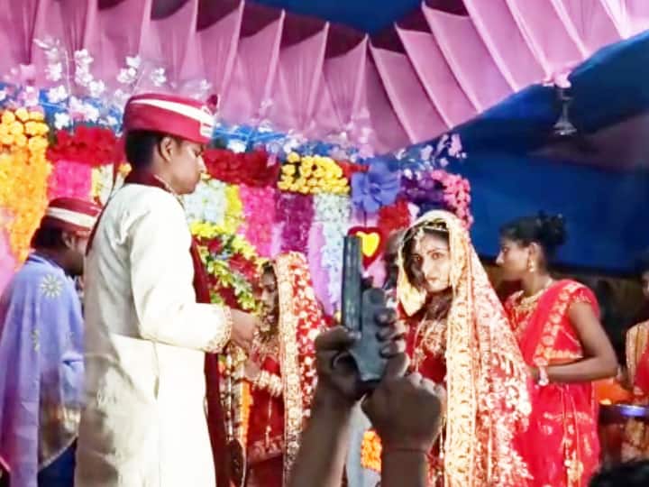 Bihar crime Firing during wedding ceremony in supaul bride injured with bullet on stage ann Bihar Crime: वरमाला के दौरान सुपौल में की गई हर्ष फायरिंग, स्टेज पर खड़ी दुल्हन को लगी गोली