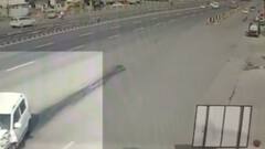 નવસારી હાઈવે પર 10 દિવસ પહેલા સર્જાયેલા ગમખ્વાર અકસ્માતના CCTV ફુટેજ આવ્યા સામે, જુઓ વીડિયો