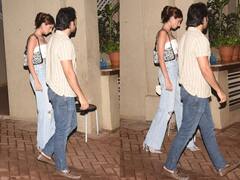 ऑफ शॉल्डर क्रॉप टॉप और रिप्ड जींस पहन ब्वॉयफ्रेंड Aadar Jain के साथ Kareena Kapoor के घर पहुंचीं Tara Sutaria, देखें तस्वीरें