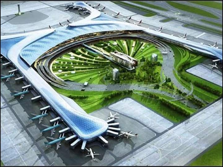jewar airport- Noida International Airport will also be connected by Delhi-Varanasi High Speed ​​Rail, Yogi Adityanath Noida International Airport: दिल्ली-वाराणसी हाई स्पीड रेल से जुड़ेगा जेवर एयरपोर्ट, सिर्फ 21 मिनट में दिल्ली से पूरी होगी दूरी