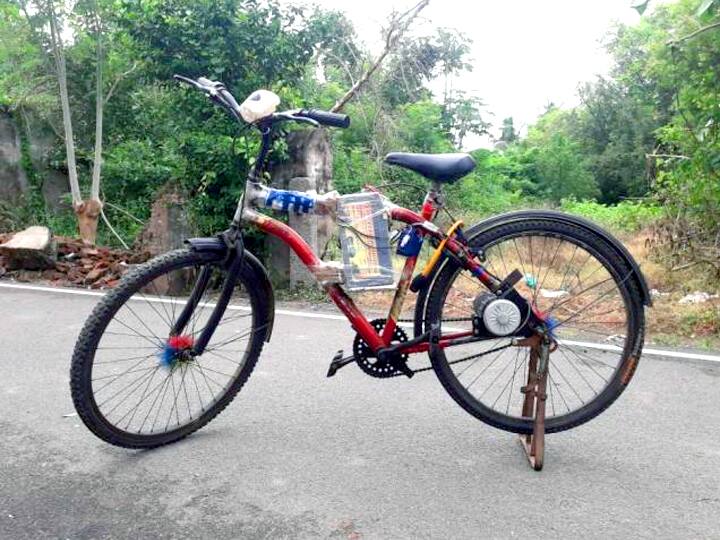 ’ஒரு யூனிட் சார்ஜ் போதும், 50 கிலோ மீட்டர் பயணம் போகும்’ புதிய வகை சைக்கிள் கண்டுபிடித்த இளைஞர்..!