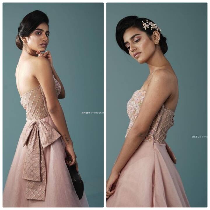 The 'Sridevi Bungalow' actress pulls out the English rose look in her own style.