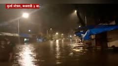 Mumbai Rain : मुंबईसह उपनगरात रात्रभर मुसळधार पाऊस