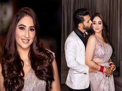 गोल्ड नहीं, Rahul Vaidya ने अपनी दुल्हनिया Disha Parmar को पहनाया हीरे का मंगलसूत्र? तस्वीरों में दिखी झलक