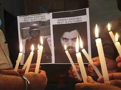 মোমবাতি মিছিল থেকে ক্যানভাসে ফুটল দানিশের ছবি, ভারতীয় সাংবাদিকের মৃত্যুতে শোকের ছায়া