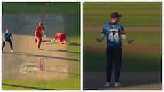 Great Sportsmanship: Croft Goes Down While Taking A Run, Root Led Yorkshire Don't Run Him Out