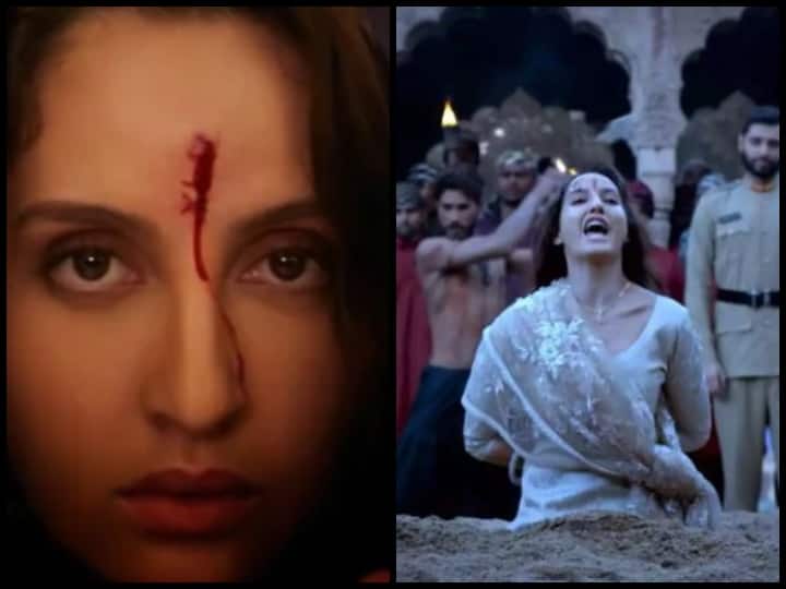 Bhuj: The Pride of India की शूटिंग के दौरान नोरा फतेही को लगी चोट, असली ज़ख्म के साथ ही अभिनेत्री को करना पड़ा काम, जानें वजह