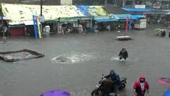 Bhiwandi Rains : भिवंडी शहरातील रस्ते पाण्याखाली, मुख्य बाजारपेठ,तीन बत्ती,भाजी मार्केट परिसरात पाणी