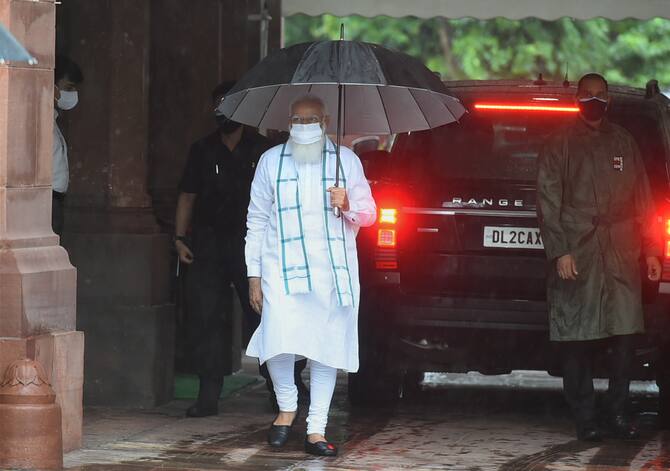 Parliament's monsoon session begins, PM Modi urges all to become 'Bahubali'  taking COVID-19 vaccine