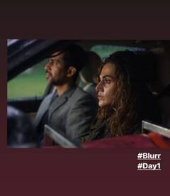 ਤਾਪਸੀ ਪਨੂੰ ਨੇ ਆਪਣੀ ਫਿਲਮ 'Blur' ਦੀ ਸ਼ੂਟਿੰਗ ਕੀਤੀ ਸ਼ੁਰੂ, ਸੈੱਟ ਤੋਂ ਆਈਆਂ ਤਸਵੀਰਾਂ