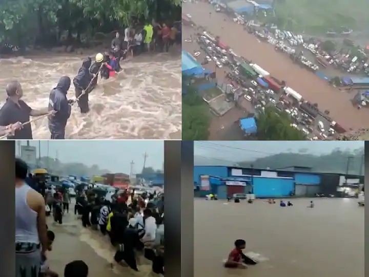 Mumbai Rain : मुसळधार पावसात पर्यटनाचा अतिउत्साह,CBDच्या डोंगरावर फिरायला गेलेल्या 350 जणांना वाचवलं