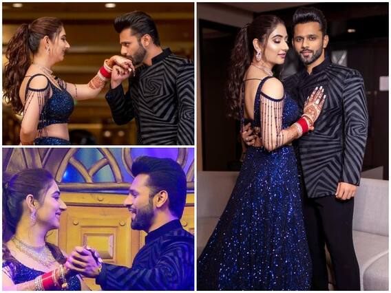 Inside Photos & Videos: नीला लहंगा, लाल चूड़ा और हीरे के गहने पहने पार्टी में दिशा को देखते रह राहुल, कर लिया KISS Inside Photos & Videos: नीला लहंगा, लाल चूड़ा और हीरे के गहने पहने पार्टी में दिशा को देखते रह राहुल, कर लिया KISS