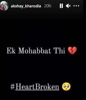 Pandya Store Fame Newly Married TV Actor Akshay Kharodia Is ‘Heartbroken’, Shares Cryptic Post, 'Ek Mohabbat Thi' A Month After Wedding!