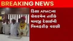ડીસા APMC માર્કેટિંગ યાર્ડમાં ચૂંટણી, ચેરમેન તરીકે માવજી દેસાઈની બિન હરીફ વરણી
