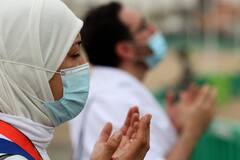 Photos of Hajj 2021: मास्क और सोशल डिस्टेंसिंग के बीच हो रही है हज की अदाएगी