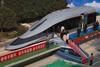 High Speed Train : चीनमध्ये हायस्पीड मॅगलेव्ह ट्रेनचं लॉन्चिंग; स्पीड एवढा की ट्रेन हवेत तरंगताना दिसते