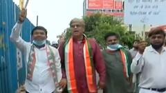 અમદાવાદ કોંગ્રેસ ભવનથી કોંગ્રેસની સાઇકલ રેલી, મોંઘવારી મુદ્દે રાજ્ય સરકાર વિરુદ્ધ સૂત્રોચચાર