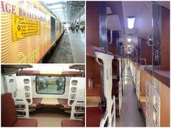 मुंबई-नयी दिल्ली राजधानी एक्सप्रेस को मिले नए तेजस स्मार्ट कोच, स्मार्ट फीचर से लैस