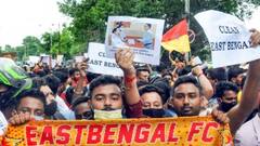 East Bengal Club: ইস্টবেঙ্গল সমর্থকদের সংঘর্ষে রণক্ষেত্র লেসলি ক্লডিয়াস সরণি, আহত বেশ কয়েকজন