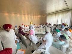 ਨਵਜੋਤ ਸਿੱਧੂ ਦੇ ਘਰ ਪਹੁੰਚ ਵੱਡੀ ਗਿਣਤੀ ਵਿਧਾਇਕ ਤੇ ਕਾਂਗਰਸੀ ਲੀਡਰ