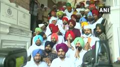 Navjot Singh Sidhu: ਪੰਜਾਬ ਕਾਂਗਰਸ ਦੇ ਵਿਧਾਇਕਾਂ ਨਾਲ ਸਿੱਧੂ ਦਾ ਮੈਗਾ ਸ਼ੋਅ, ਸ੍ਰੀ ਹਰਿਮੰਦਰ ਸਾਹਿਬ ਟੇਕਿਆ ਮੱਥਾ