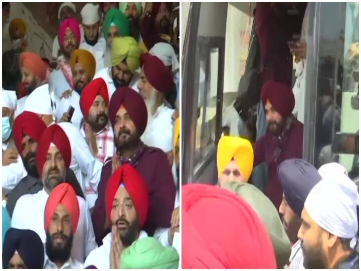 Newly appointed Punjab Congress chief Navjot Singh Sidhu visits Golden Temple in Amritsar पंजाब कांग्रेस का कप्तान बनने के बाद सिद्धू का शक्ति प्रदर्शन, मंत्रियों-विधायकों के साथ स्वर्ण मंदिर में माथा टेका