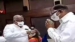 TMC Martyr Day 2021: দিল্লিতে মমতার ভার্চুয়াল ভাষণ শুনতে এলেন চিদম্বরম, স্বাগত জানালেন সৌগত