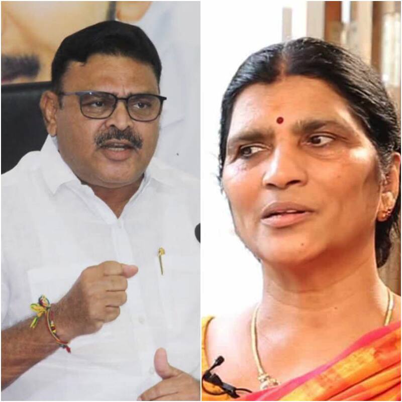 laxmi paravathi and amabati ramababu internal war about borewell laxmi parvathi: లక్ష్మిపార్వతి - అంబటి మధ్య బోరు వివాదం..!