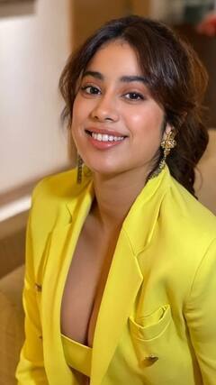 Janhvi Kapoor: யெல்லோ..யெல்லோ... யெல்லோ கலரில் ஜான்வி கபூரின் கலக்கல் ஸ்டில்ஸ்..!