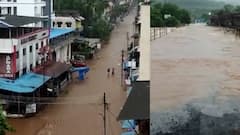 Raigad Rains : रायगडमध्ये रात्रभर मुसळधार पाऊस; कर्जत, महाड तालुक्यात रस्त्त्यांवर पाणी