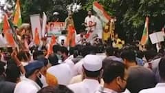 Dehradun में Congress का प्रदर्शन, प्रीतम सिंह की अगुवाई में राजभवन कूच