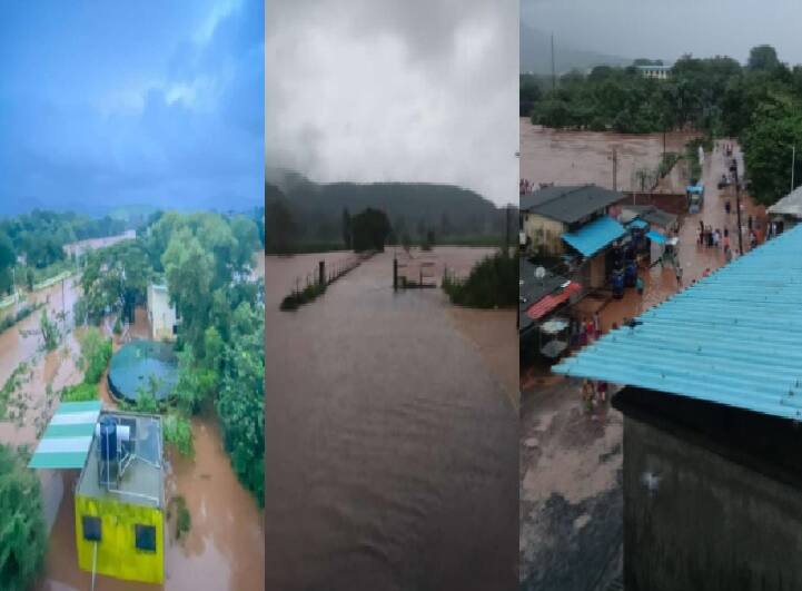 Mumbai Maharashtra Rain Update Flood situation In many places in state, houses are in water, careful for next five days Mumbai Maharashtra Rain : पावसाचं रौद्ररुप! राज्यात अनेक ठिकाणी पूरस्थिती, घरं पाण्यात, पुढील पाच दिवस सावध राहा...