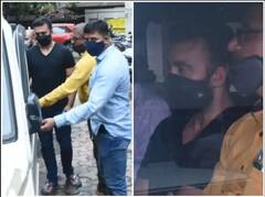 Raj Kundra Spotted: ਸਖ਼ਤ ਸੁਰੱਖਿਆ 'ਚ ਮੈਡੀਕਲ ਟੈਸਟ ਕਰਵਾਉਣ ਨਿਕਲੇ ਰਾਜ ਕੁੰਦਰਾ, ਇਥੇ ਦੇਖੋ ਹੈਰਾਨ-ਪਰੇਸ਼ਾਨ ਤਸਵੀਰਾਂ