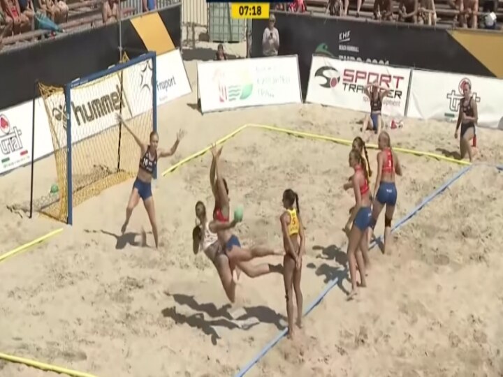 Beach Handball | பிகினிக்கு பதிலாக ஷார்ட்ஸ்.. நார்வே வீராங்கனைகளுக்கு அபராதம்..