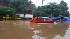 Bhiwandi : भिवंडी तालुक्यातल्या पडघा परिसरातल्या डोंगराळ भागात तुफान पाऊस